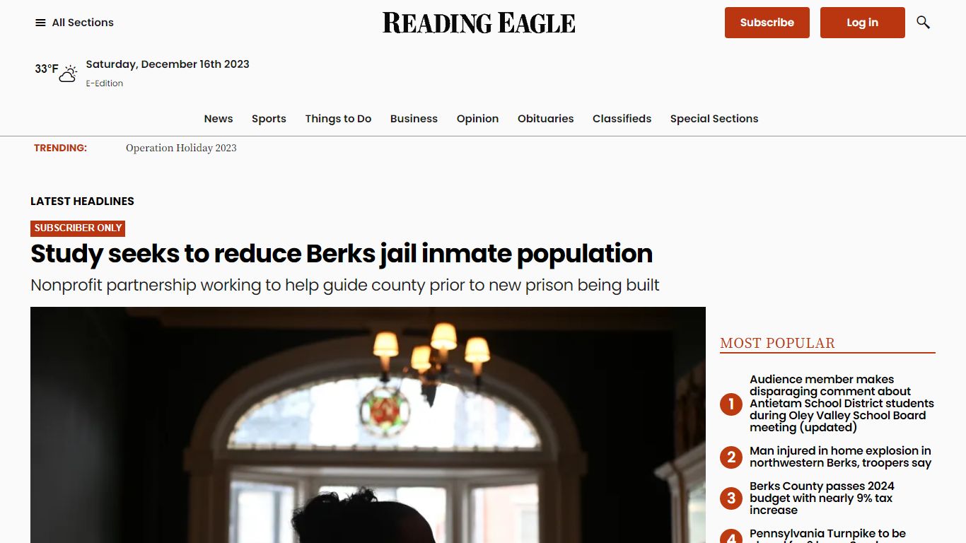 Study seeks to reduce Berks jail inmate population - Reading Eagle